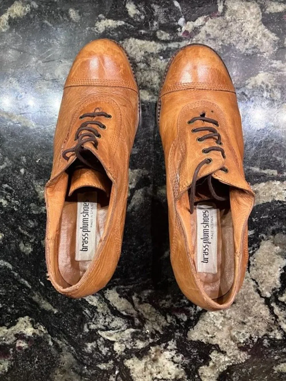 Vintage Nordstrom Stacked Heel Oxford